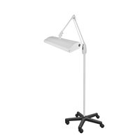 DAZOR 175C3-DG-DL Classic Arm Mobile Floor Stand Light, Daylight, 45W, Dove Grey, 33 Inch | CD4NPR