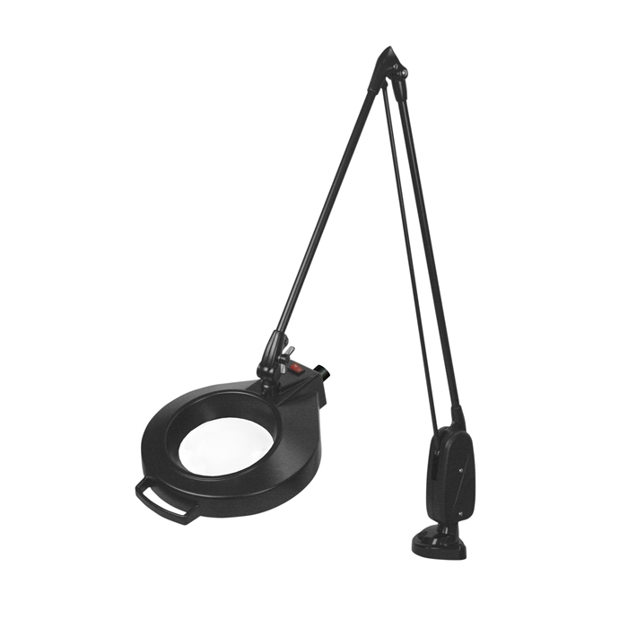 DAZOR L1408-11-BK Led Circline Magnifier, 3.75X, Clamp Mount, Black, 43 Inch | CD4NYD