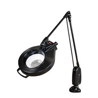 DAZOR L1409-11-BK Led Circline Magnifier, 3.75X, Clamp Mount, Black, 33 Inch | CD4NYR