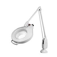 DAZOR L1409-11-DG Led Circline Magnifier, 3.75X, Clamp Mount, Dove Grey, 33 Inch | CD4NYT