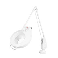 DAZOR L1409-11-WH Led Circline Magnifier, 3.75X, Clamp Mount, White, 33 Inch | CD4NYU