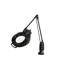 DAZOR L1409-5-BK Led Circline Magnifier, 2.25X, Clamp Mount, Black, 33 Inch | CD4NYY