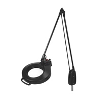 DAZOR L1450-5-BK Led Circline Magnifier, 2.25X, Pivot Mount, Black, 43 Inch | CD4NZZ