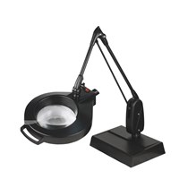DAZOR L1470-11-BK Led Circline Magnifier, 3.75X, Desk Mount, Black, 33 Inch | CD4PAU