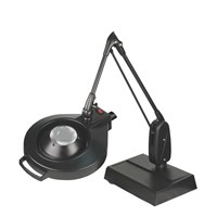 DAZOR L1470-16-BK Led Circline Magnifier, 5X, Desk Mount, Black, 33 Inch | CD4PAX