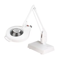 DAZOR L1470-16-WH Led Circline Magnifier, 5X, Desk Mount, White, 33 Inch | CD4PAZ