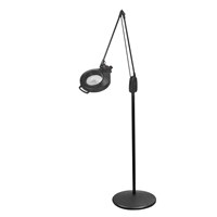 DAZOR L1490-11-BK Led Circline Magnifier, 3.75X, Pedestal Floor Stand, Black, 43 Inch | CD4PBG