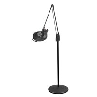 DAZOR L1490-16-BK Led Circline Magnifier, 5X, Pedestal Floor Stand, Black, 43 Inch | CD4PBK
