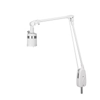 DAZOR L6224-WH Pivot Base Light, Articulating Floating Arm, White, 28 Inch | CD4PFB