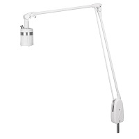 DAZOR L6234-WH Pivot Base Light, Articulating Floating Arm, White, 38 Inch | CD4PFD