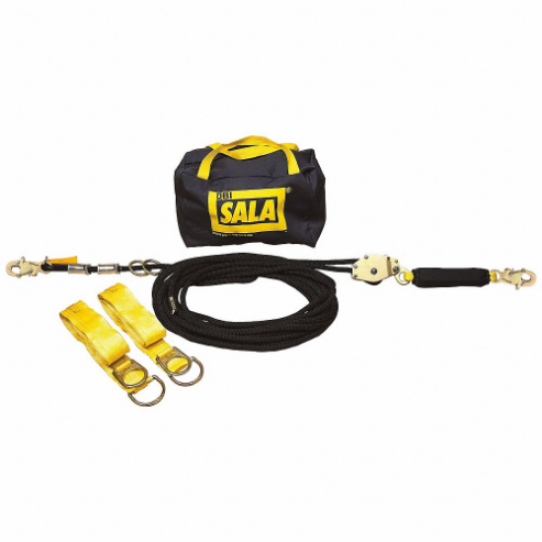 DBI-SALA 7600503 Horizontal Lifeline System, 30 ft Lifeline Length, Reusable, Anchor Lifeline, Tie-Off | CP2QPM 30M924