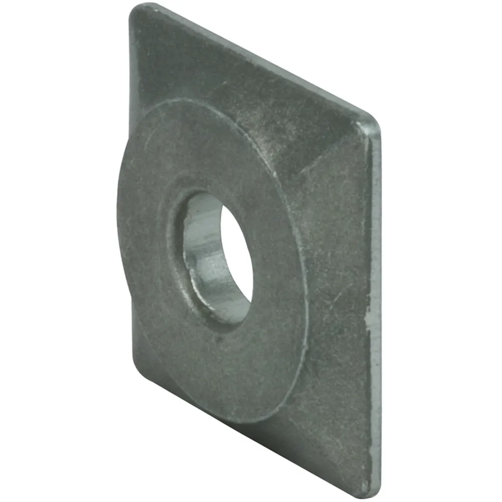 DEHN 525002 Pressure Plate With a Hole, 50 x 50 x 8mm, Aluminium | CL7NTC