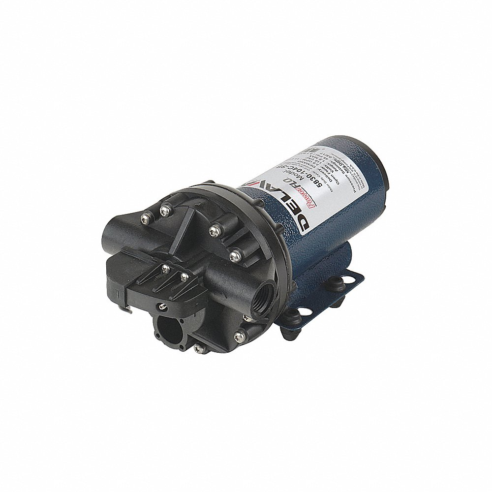 Diaphragm Pump, Polypropylene, Santoprene, 115, 3.0 GPM