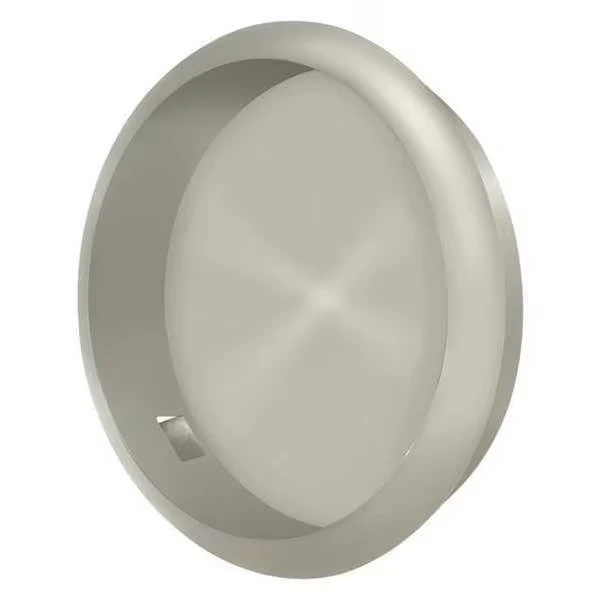 Flush Pull, Solid Brass, Gray