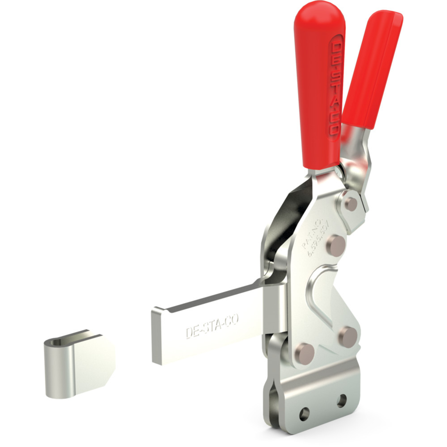 Vertical Hold Down Clamp, Height Under Clamp 2.2 Inch, Arm Length 3.51 Inch