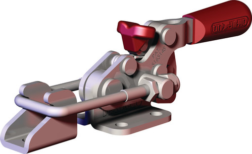 Pull Action Latch Clamp, Flanged Base, 360 lb Load Capacity