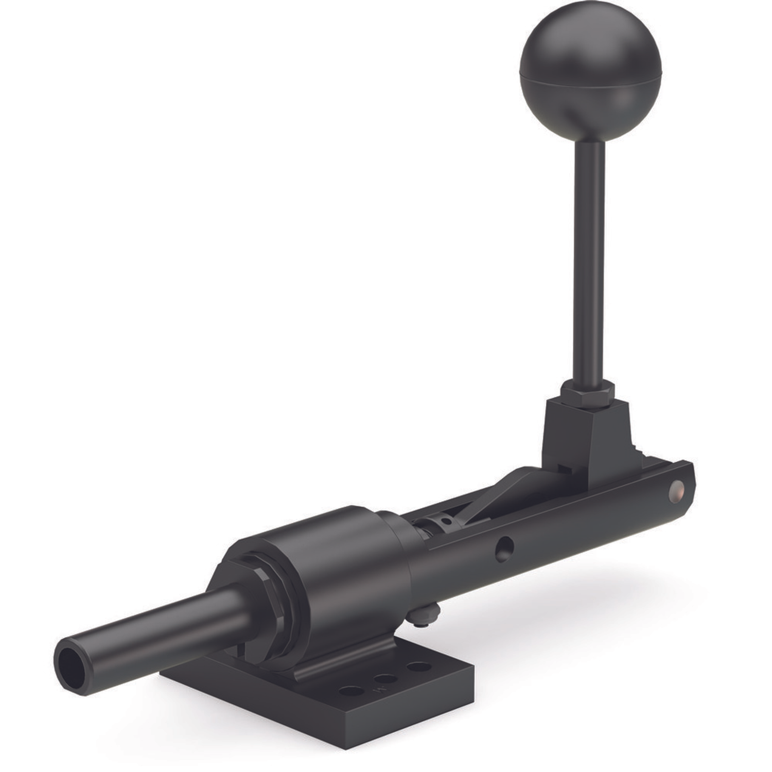 DESTACO 670-1MBPLS Straight Line Action Clamp, Flanged Base, 2400 lb Capacity | AJ8BMJ