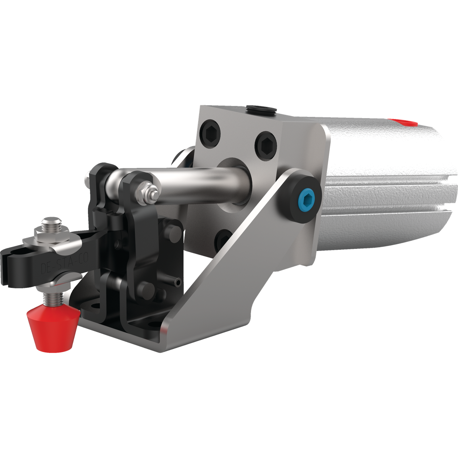 Pneumatic Hold Down Clamp, 1.73 Inch Clamp Arm, 200 lb