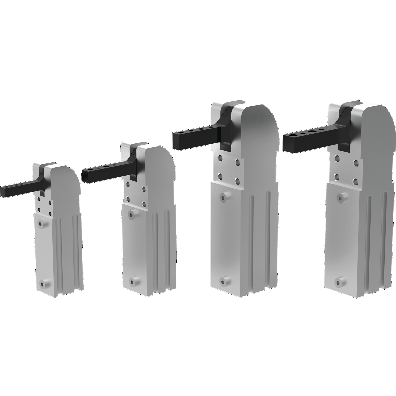 Pneumatic Power Clamp, 120 Degree, 531 lb Holding Capacity