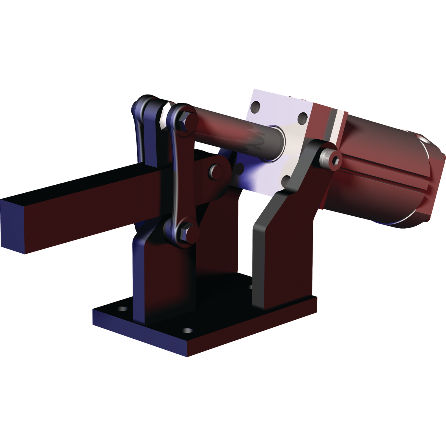 DESTACO 858 Pneumatic Hold Down Clamp, Solid Bar, 1/4 Inch NPT Port Size | AG3QYE 33TV68