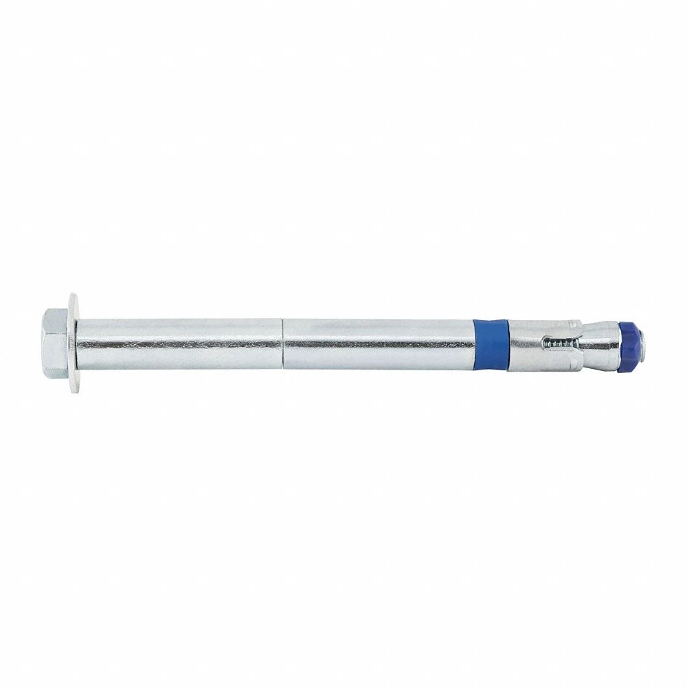 Sleeve Anchor, 3/4 Inch Dia, Steel, Zinc Plated, Hex, Steel, Zinc Plated, Sleeve