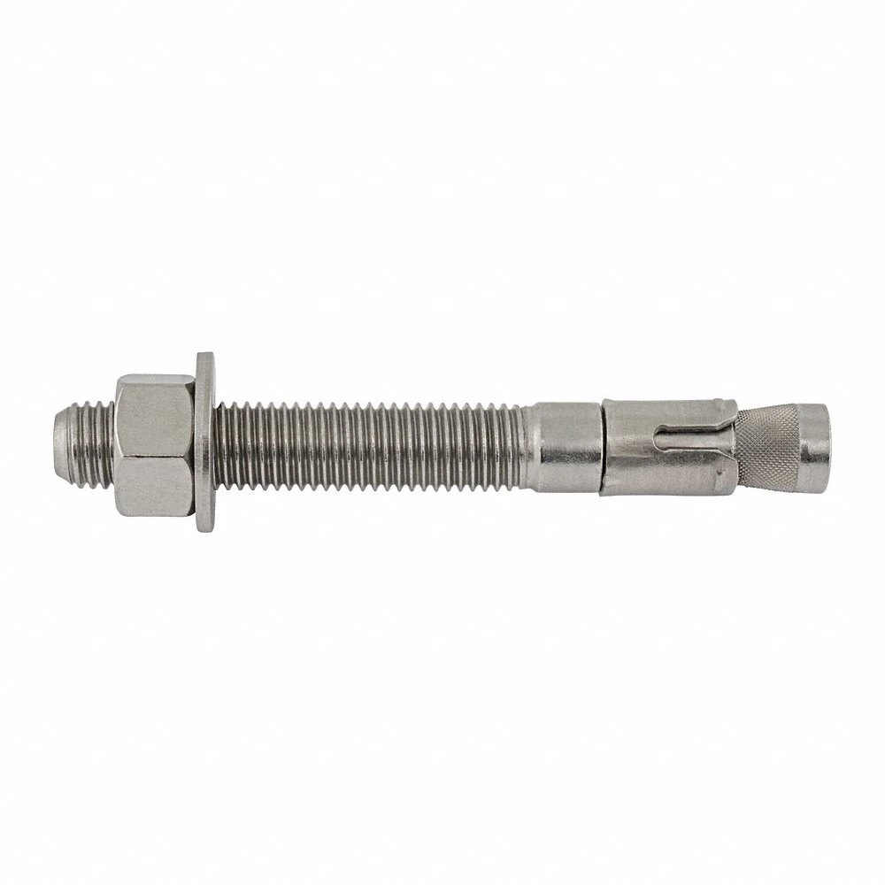 Sleeve Anchor, 3/4 Inch Dia, 3/4 Inch -10 Thread Size, Stainless Steel, Hex