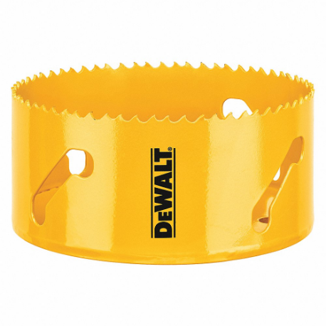 DEWALT DAH180101 Hole Saw, 4 5/8 Inch Saw Dia, 4/5 Teeth per Inch, 1 3/4 Inch Max. Cutting Dp, Bi-Metal | CP3QDD 60NN97