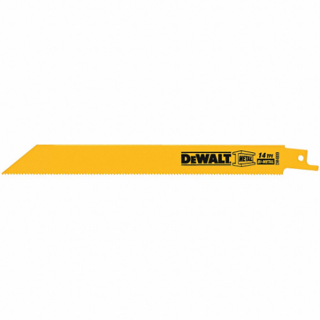DEWALT DW4809 Reciprocating Saw Blade, 14 Teeth Per Inch, 3/4 Inch Height, 5 PK | CP3QPN 163K45
