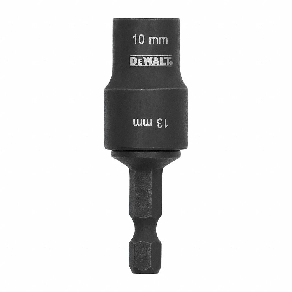 Nutsetter, Metric, 10 mm, 13 mm Fastening Size, Hex, 1/4 Inch Shank Size, Steel