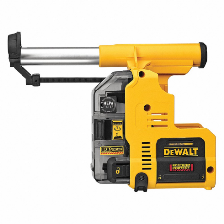 DEWALT DWH303DH On-Tool Dust Extractor, On-Tool, Self-Contained, 5/8 Inch Max. Dia, SDS-Plus | CP3RDZ 54JJ52