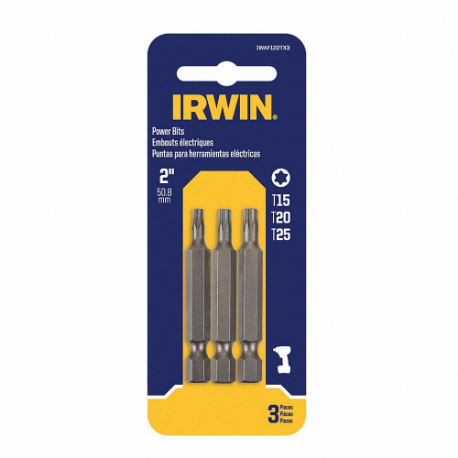 Screwdriver Bit Set, Torx Bit Set, 1/4 Inch Hex Shank Size, S2 Steel