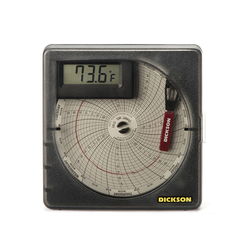 Temperature Chart Recorder, 4 Inch, -22 To 122 Deg. F