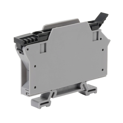 Terminal Block, Gray, 30A, 35mm Din Rail Mount