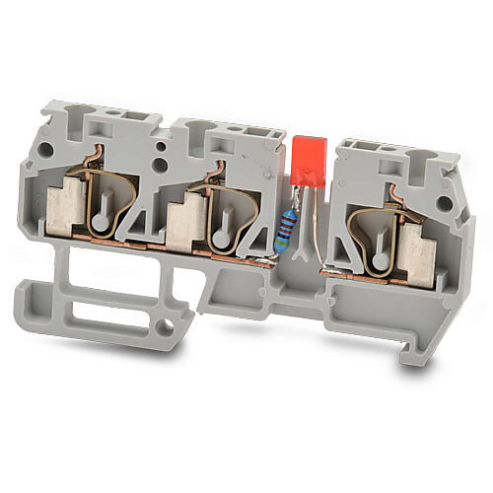 Screwless Common Point Single-Level Feedthrough Terminal Block