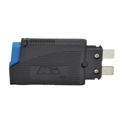 Mini Supplementary Protector with Reset, 10A, 250 VAC/75 VDC, Blade Connection, 1-Pole