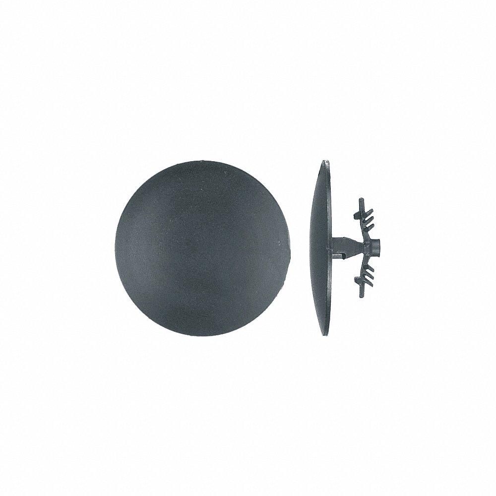 DISCO 9945PK Retainer, Black, Nylon, 7.5mm Hole Size, 10mm Length, 15Pk | AD3NWX 40K587