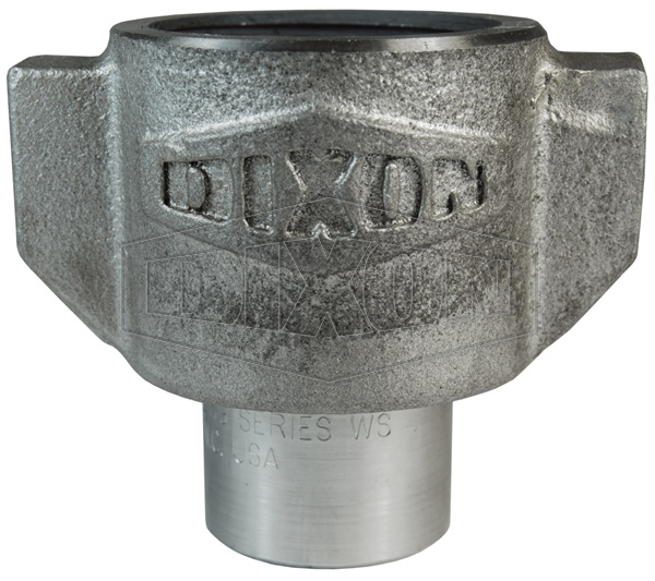 DIXON 10WSF10-SS Oilfield Coupler, 1-1/4 Inch Size, 1-1/4 Inch NPTF, Stainless Steel | BX6KRF