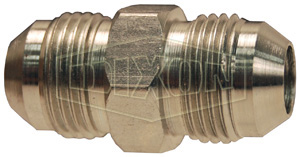 DIXON 1204-06-06 Hose Connector, Steel, 9/16 Inch-18 Male JIC x 9/16 Inch-18 Male JIC | BX6KXC