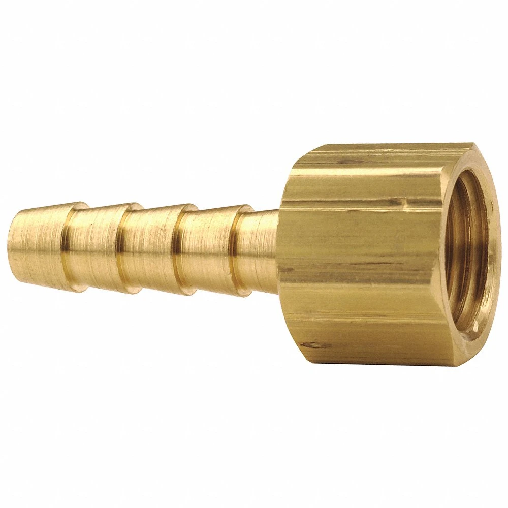 DIXON 1240604K Hose Barb, 3/8 Inch Hose Barb x 1/4 Inch Female NPSM, Ball Seat Swivel, Brass | AK2UYF