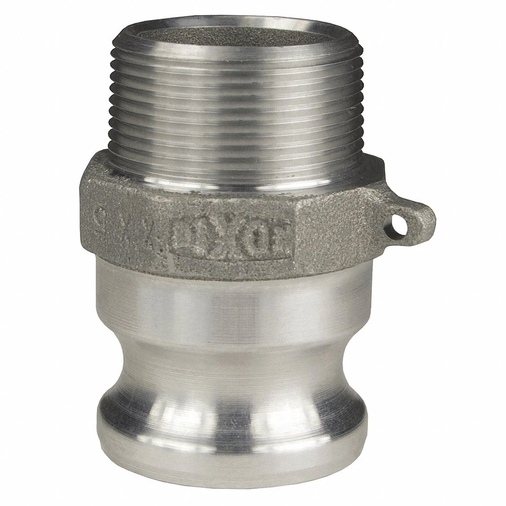 DIXON 150-F-AL Adapter, 1-1/2 Inch Size, Male NPT x Male Adapter, Aluminium | AK2QVV