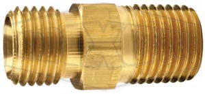 DIXON 1720402C Brass Ball Seat to Male Pipe Adapter, Adapter Coupling, 1/4 NPSM x 1/8 Inch NPTF | BX6MLQ