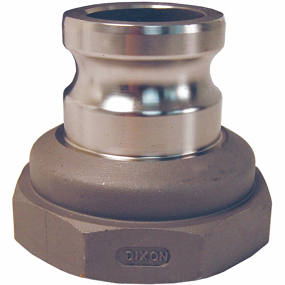 DIXON 2015-A-SS Adapter Coupling, Adapter x 1-1/2 Inch FNPT, Stainless Steel, 2 Inch Size | BX6MXY
