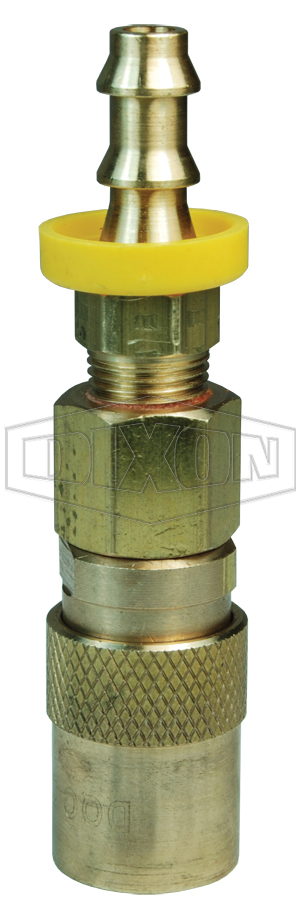 DIXON 2CMB2-B Mold Coupler, Size 1/4 Inch, Valved Brass | BX6NQJ