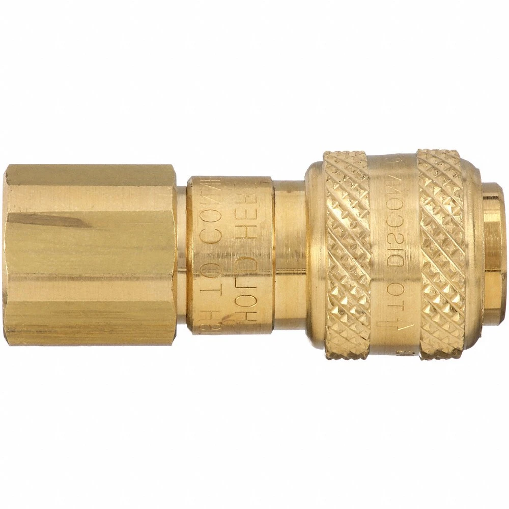 DIXON 2DF3-B Threaded Coupler, 3/8 Inch NPTF, Brass | AE3DAC 5CGU3
