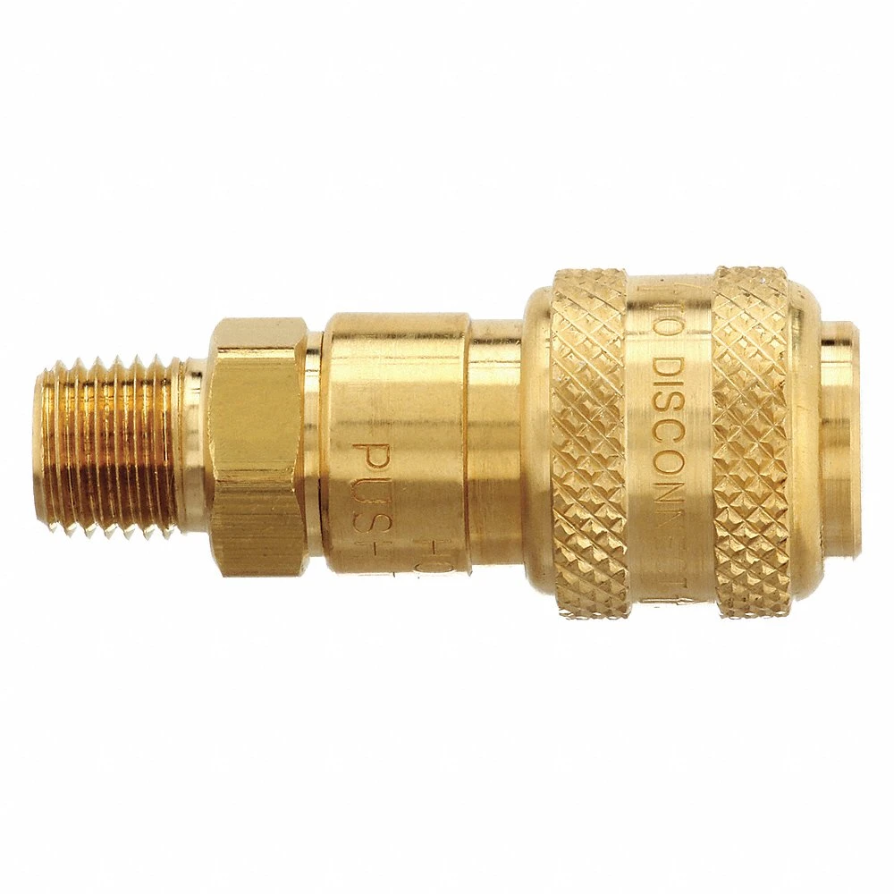DIXON 2DM2-B Threaded Coupler, 1/4 Inch MNPTF, Brass | AE3DAF 5CGU6