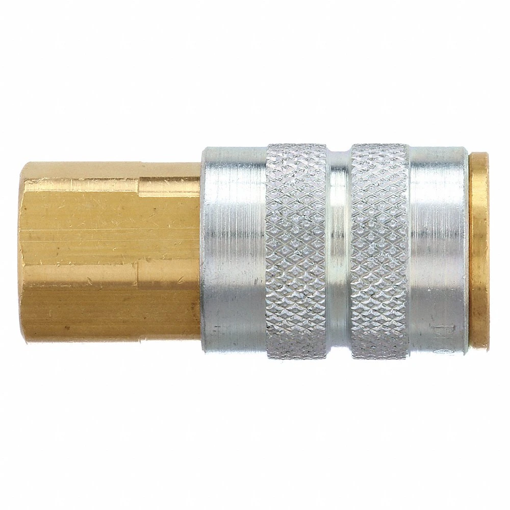 DIXON 2FF2-B Threaded Coupler, 1/4 Inch NPTF, Brass | AE3CZF 5CGR3