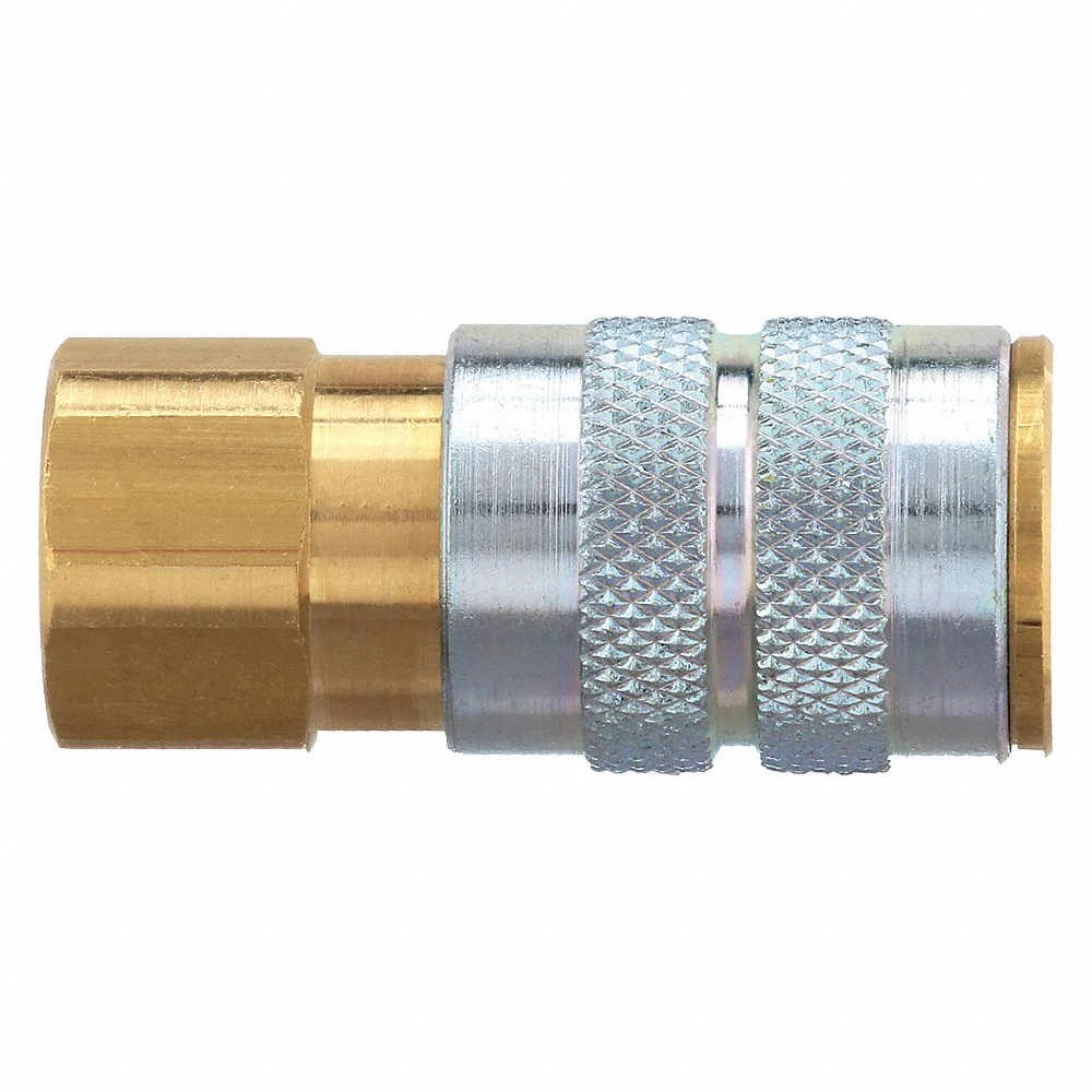 DIXON 2FF3-B Threaded Coupler, 3/8 Inch NPTF, Brass | AE3CZJ 5CGR6