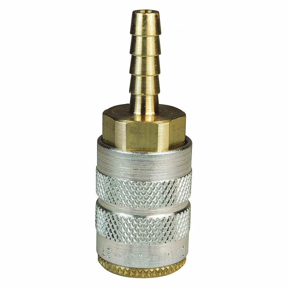 DIXON 2FS2-B Threaded Coupler, 1/4 Inch Barb Size, Brass | BX6HUG