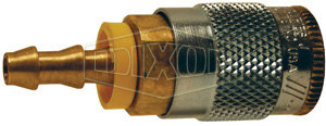 DIXON 2JB3-B Threaded Coupler, 3/8 Inch Push-Loc, Brass, 1/4 Inch Size | AZ6FMN