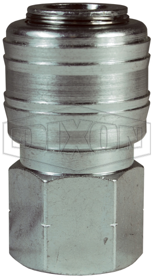 DIXON 3MF3-PL ARO Coupler, 3/8 Inch F-NPTF, Brass and Steel | BX6PWF